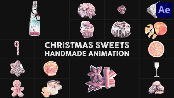 Christmas Sweets Handmade Animation 55443841 Videohive