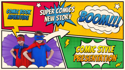 Comics Style Multiscreen Opener 55166876 Videohive 