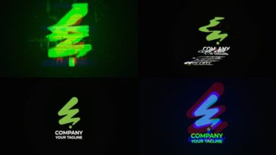 Glitch Logo 55408812 Videohive