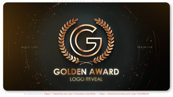 Golden Award - Initial Logo 55457563