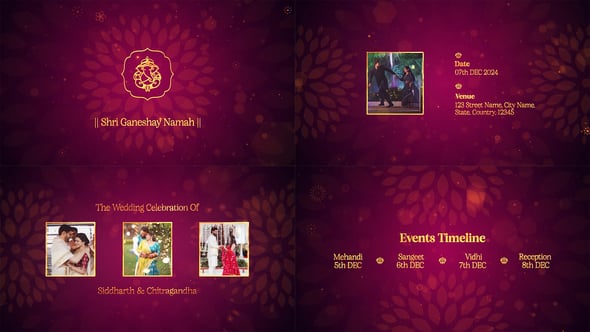 Indian Wedding Invitation 55392943 Videohive