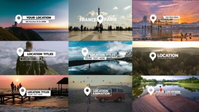 Minimalistic Location Titles + RGB 55410059 Videohive 