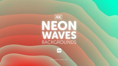 Neon Waves Backgrounds 55391898