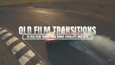 Old Film Transitions and Bonus Overlays and LUTs 55413399 Videohive