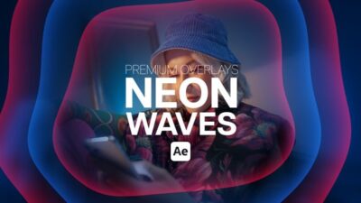 Premium Overlays Neon Waves 55362355 Videohive 