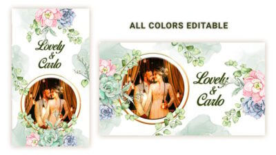 Watercolor Wedding Invitation 54960040 Videohive