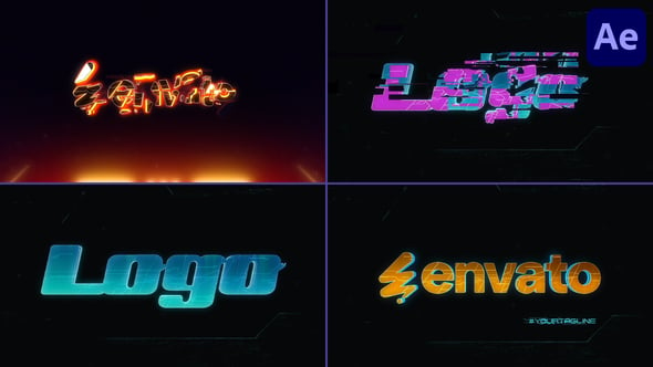 Cyberpunk Logo Reveal 55608729