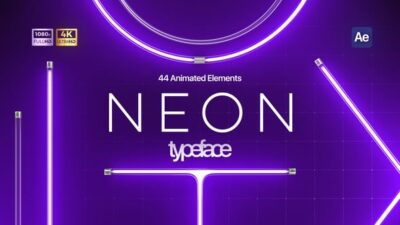 Videohive Neon Typeface 55903435